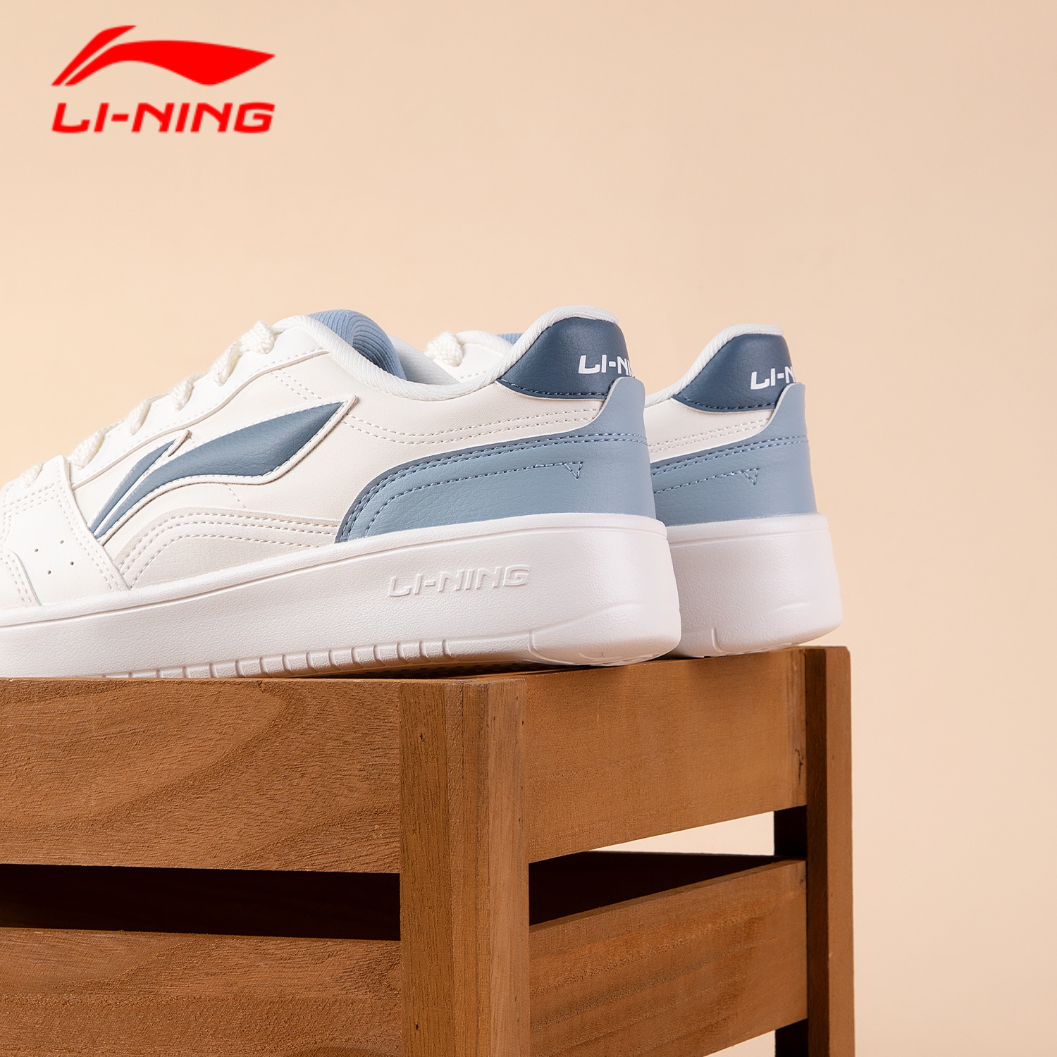 李宁板鞋元宝男鞋2025新款软弹耐磨空军一号低帮增高小白鞋休闲鞋 - 图2