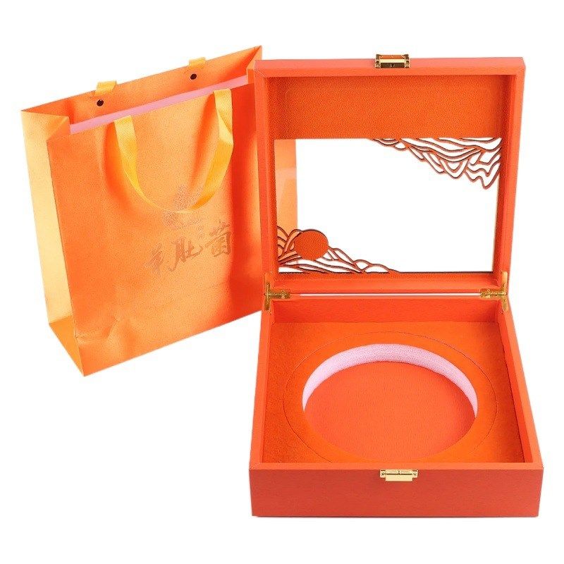 新款透明开窗羊肚菌包装盒100克250克干货羊肚菌礼品盒皮盒空盒子,淘宝优惠券,粉丝福利购,淘宝优惠卷