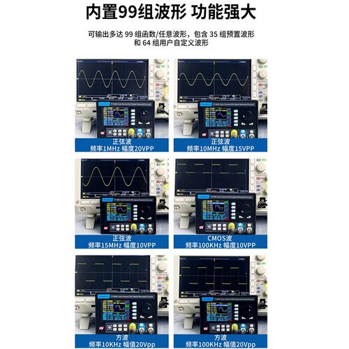 函数任意波形信号发生器FY3900双通道20Mdds多功能脉冲频率计数器 - 图1