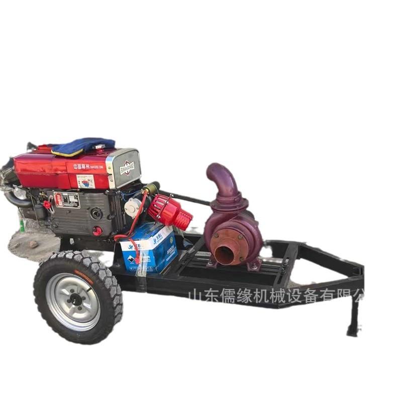大马力柴油机一体拖车泵大流量水泵浇地灌溉离心泵 - 图3