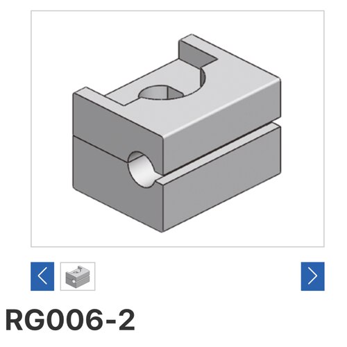 生久柜锁黑色固定支撑锁杆夹连杆RG006-2 SJ配件附件LG003固定座 - 图3