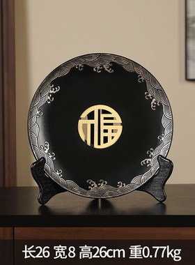 新中式创意江山h花瓶摆件客厅酒柜电视柜茶室家居装饰品工艺品摆