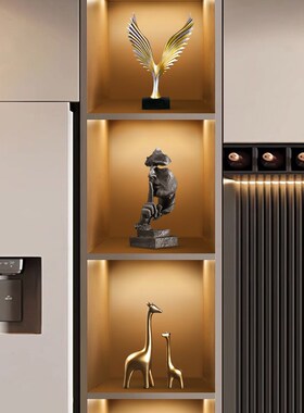 新中式办公e室摆件领导茶室博古架高档高端大气上档次办公桌工艺