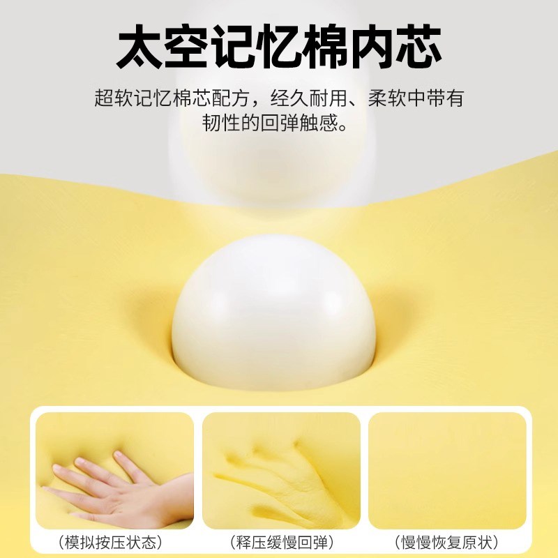 腰靠垫座椅人体工学护腰靠垫办公室工位椅子靠腰枕久坐神器汽车 - 图3