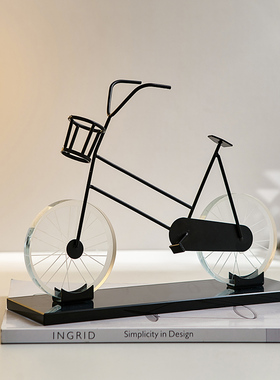 水晶办公桌装饰摆件轻奢高档家居客厅酒I柜电视柜桌面摆设创意礼