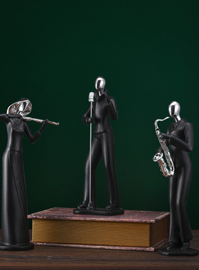 北欧现代简约摆件运动人物创意客厅书房I酒柜餐边柜书柜家居装饰