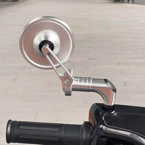 电动车九号后视镜mzmix/F90M/M95C小牛极核复古小圆镜鸡腿后视镜 - 图2