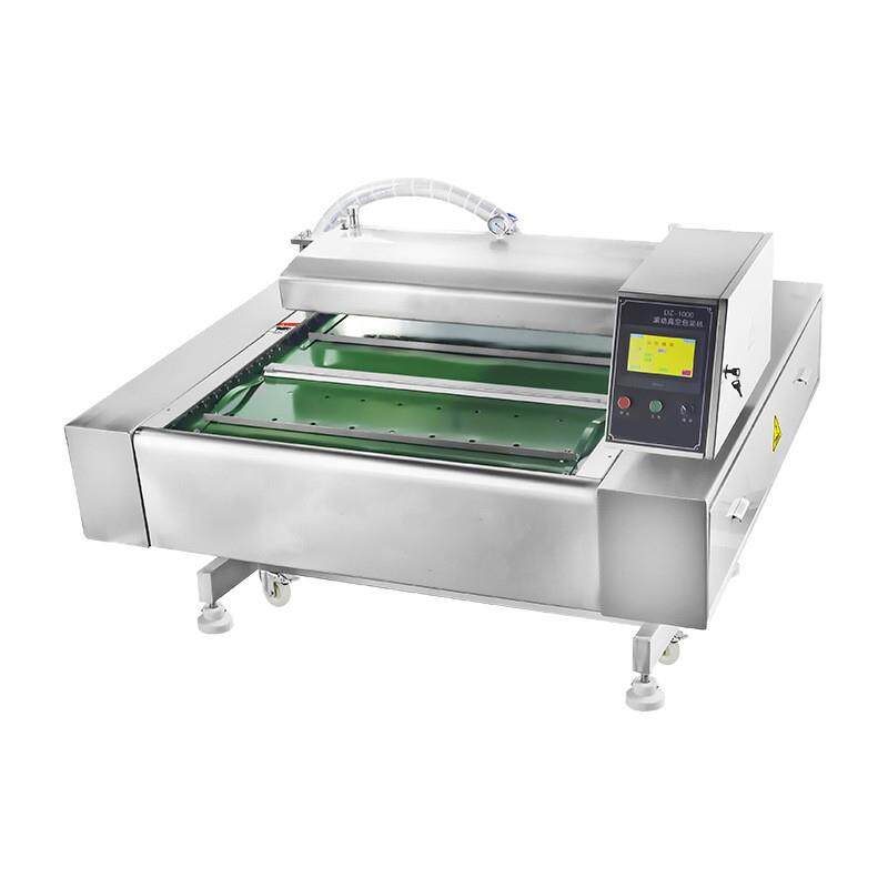 Baiwangji 1100 continuous rolling vacuum packaging machine fully automatic food sealing machine equipment packaging machine