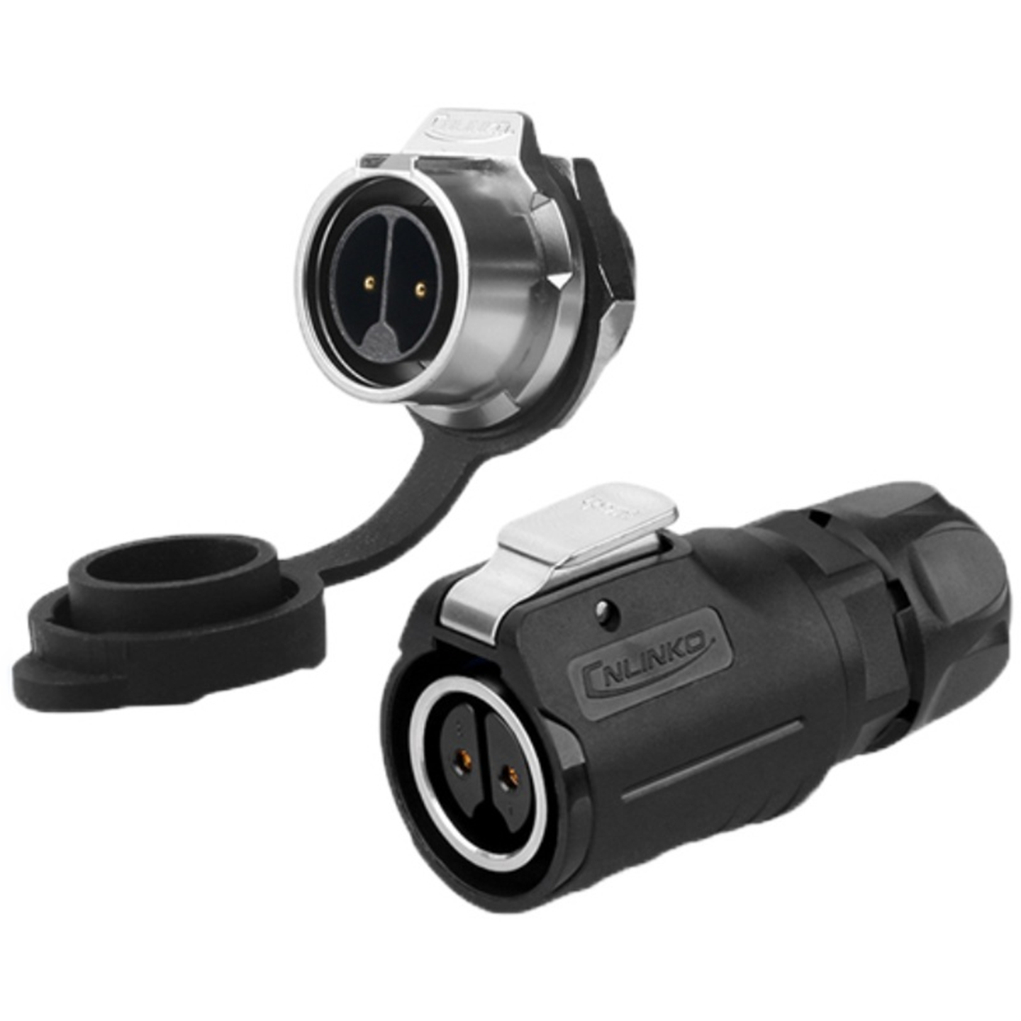 凌科航空插头插座LP16防爆防水公母对接2/3/4/5/7/8芯9航插二三孔 - 图3