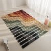 Bathroom non-slip floor mats, bathroom hollow draining and waterproof foot mats, bathroom children's and pregnant women's bath anti-fall carpets