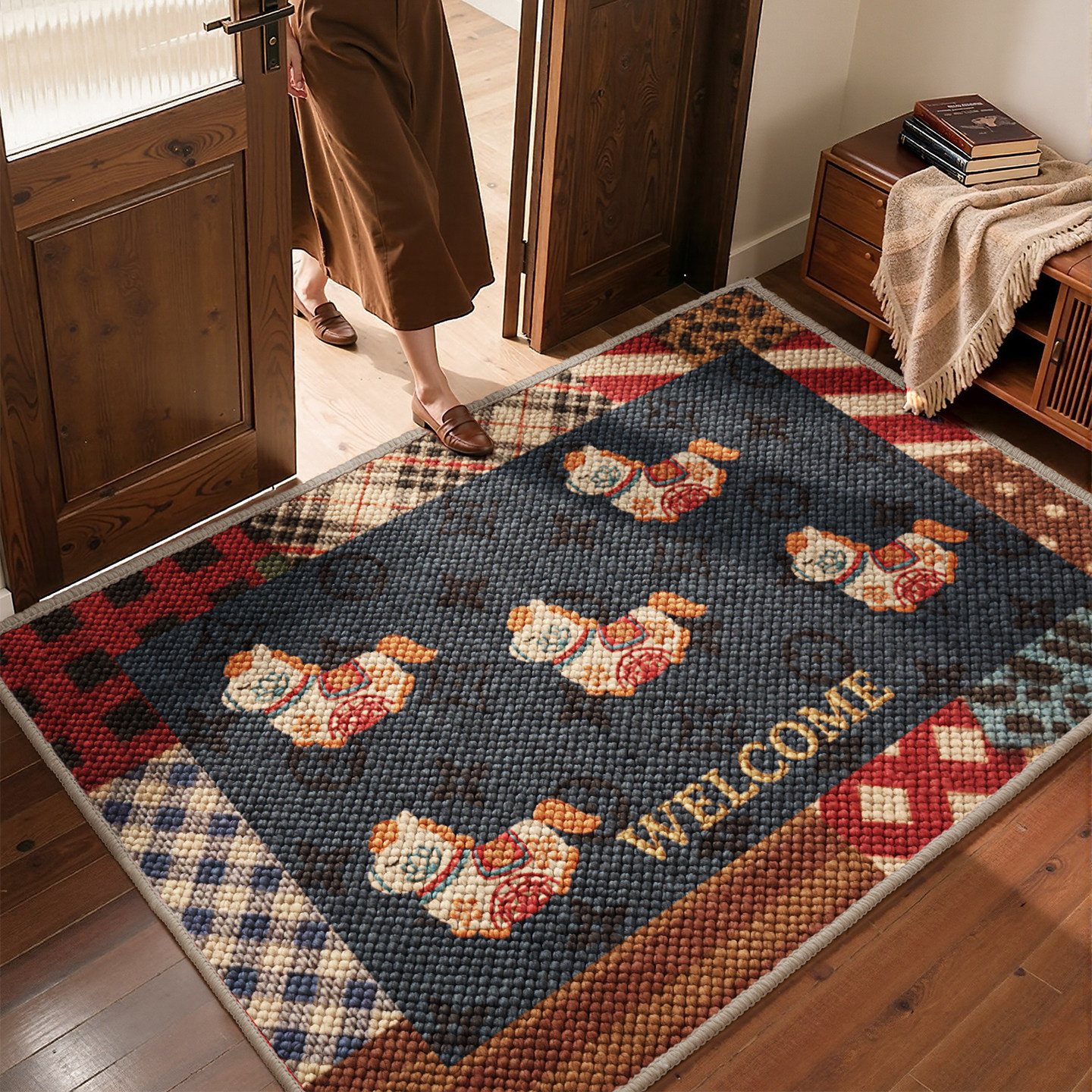 2026新款入户门地垫玄关进门脚垫高级感大颗粒新款防滑可定制地毯,淘宝优惠券,粉丝福利购,淘宝优惠卷