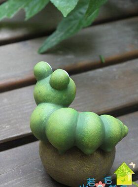 欧式花园/阳台摆件*田园陶瓷毛毛虫创意家居工艺陶瓷摆件饰品