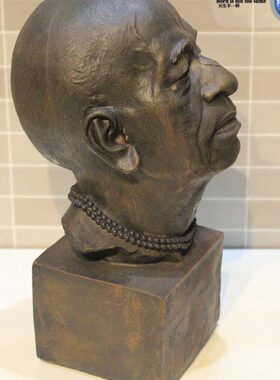 拍个性出口法原创欧美老超摆件装饰品实半身雕塑人物静物逼真波斯