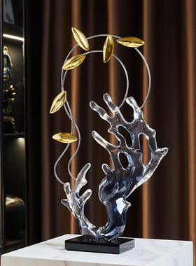 轻奢高档风生水起摆件酒柜电视柜办公室家居装饰品工艺礼Y品摆饰