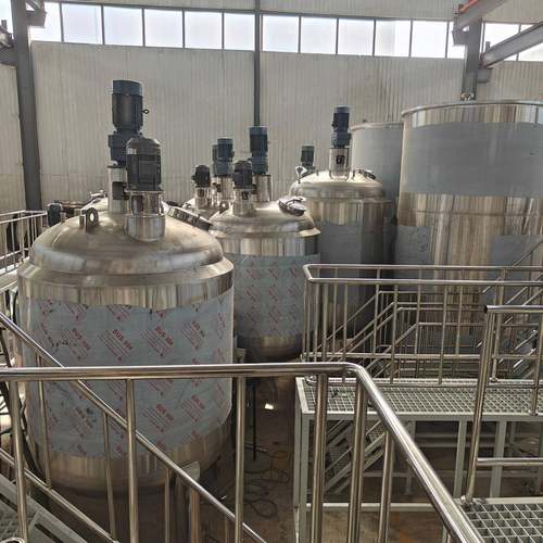不锈钢油锅搅拌机厂家非标加热酱料冷却降温反应釜均质乳化罐 - 图1