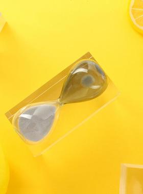 北欧TIME 时间沙漏丹麦创意家居摆件彩色玻璃计时器儿童30 15分钟