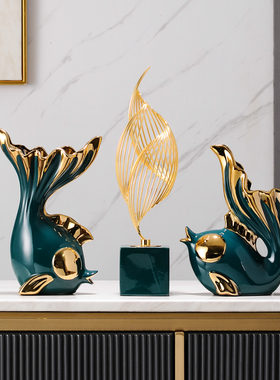 现代简约轻奢玄关l装饰摆饰客厅电视柜酒柜装饰品摆件乔迁新居礼