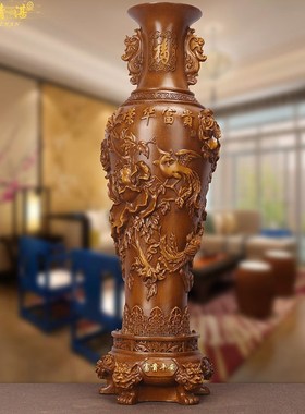 大瓶落地一对电视柜两边公司大堂客厅酒柜玄关乔迁业礼品