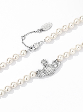 土星珍珠项链【真钻款】明星同款