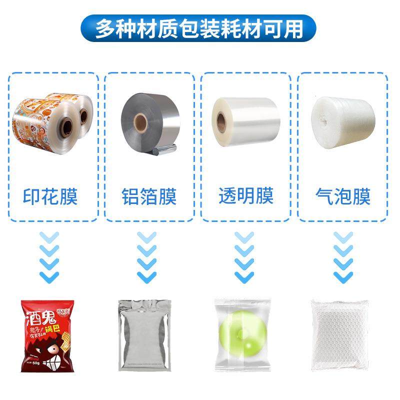 全自动枕式食品五金欧包线蔬菜饼干充氮气封口设备多功能包装,淘宝优惠券,粉丝福利购,淘宝优惠卷