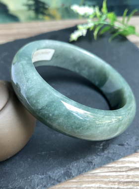 带证书54x16x8mm正圈油青种飘花