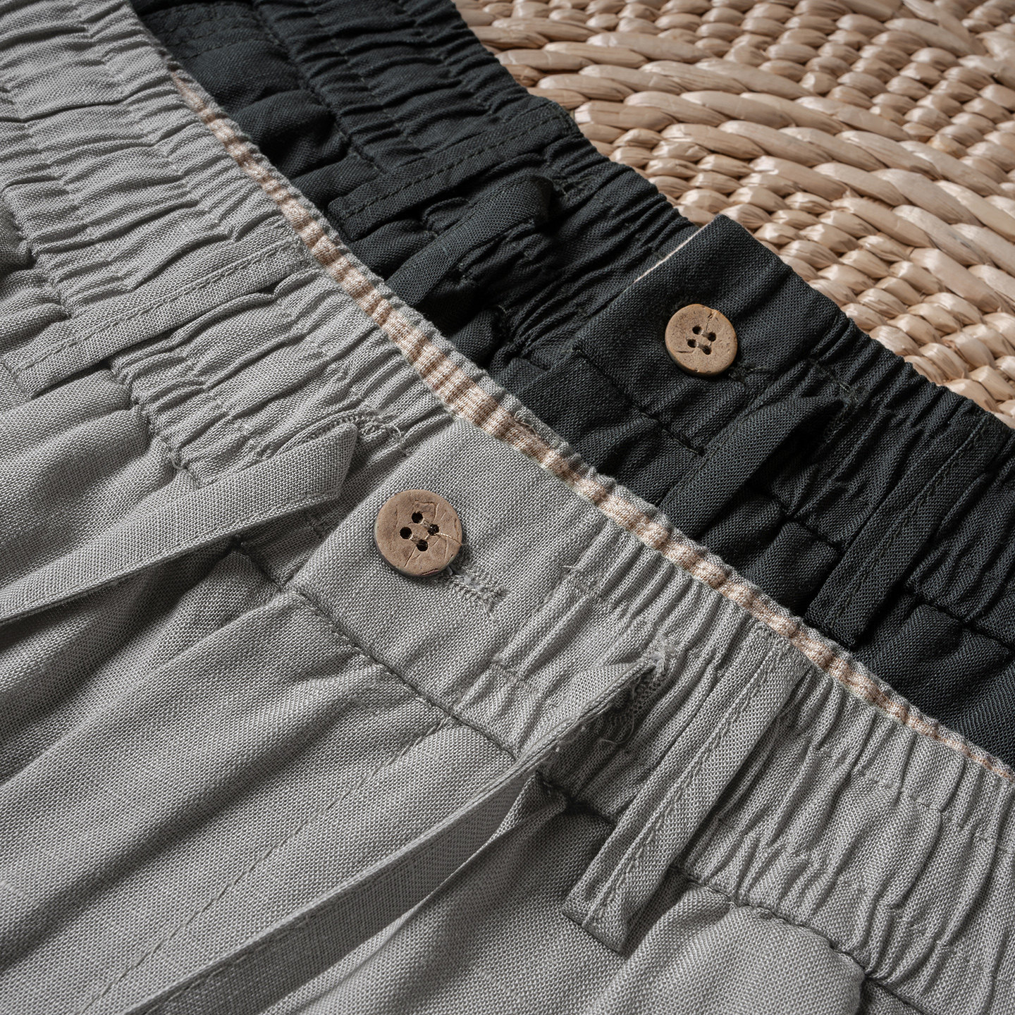 麻尚生活天丝亚麻短裤男夏季新款松紧腰抽绳沙滩休闲透气五分裤子,淘宝优惠券,粉丝福利购,淘宝优惠卷