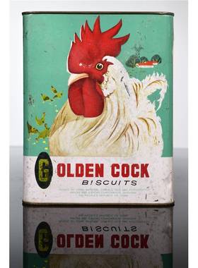 上海怀旧老盒子饼干盒小箱子旧饼干桶铁皮箱7080年代老物件铁皮盒