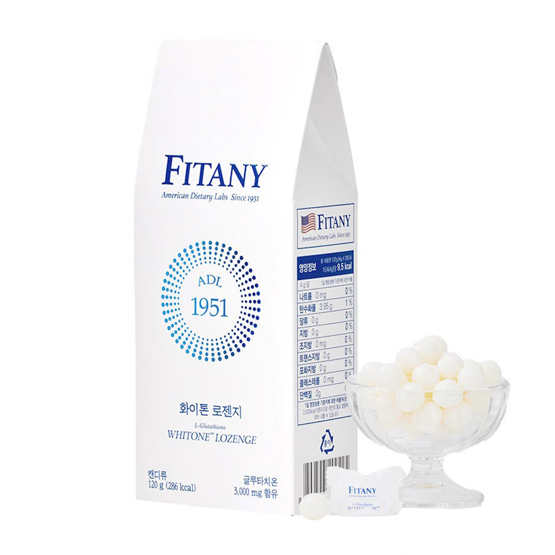 FITANY谷胱甘肽小白糖淡斑去黄褪黑提亮防晒美肌韩国进口120g/盒