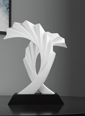 北欧哑光大鹏展翅l摆件玄关酒柜餐柜软装轻奢高级感办公室桌面饰