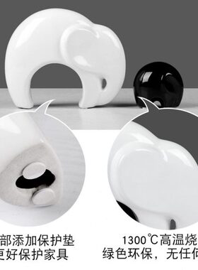 摆件工艺品现代时尚抽象创意陶瓷母子 情】品装饰品 【家居摆设