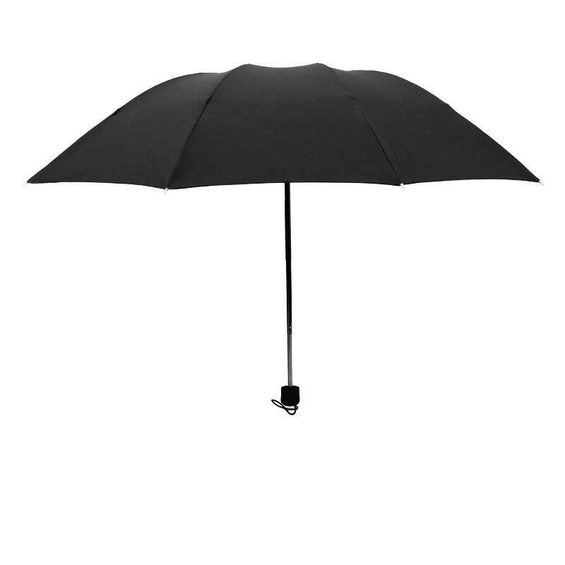 手动10骨黑g胶摺叠防晒遮阳伞105伞面直径加厚加固超大学生雨伞 - 图3