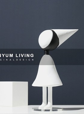 现代简约儿童房摆件卡通雕塑饰品样板间玄O关电视柜客厅软装摆设