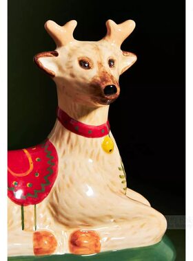 饼干釉罐娜塔莉奇景森林装饰收纳小进口现罐彩鹿 纽约下城公园