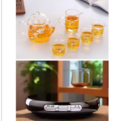 茗凤祥高端合金电陶炉家用保温超薄迷你围炉煮茶电茶炉自动煮茶器 - 图3