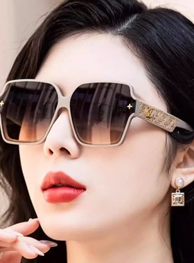 2026新款轻奢方框防紫外线墨镜