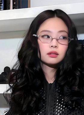 珍妮同款爱心镶钻近视太阳镜