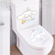 Internet celebrity creative cute bathroom waterproof toilet seat sticker