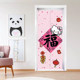 Lucky Hello Kitty elevator door sticker