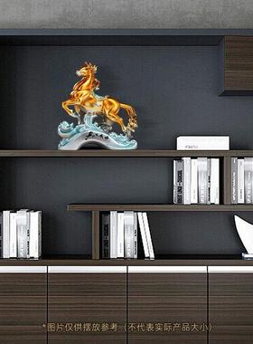 马到成功招财马摆件客厅玄关办公室酒柜生肖马装饰品公司开业礼物