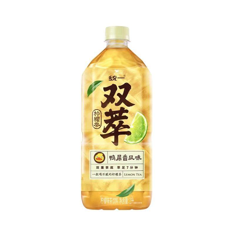 统一双萃柠檬茶鸭屎香风味网红茶水1L/瓶夏日饮品饮料整箱特卖yb,淘宝优惠券,粉丝福利购,淘宝优惠卷