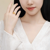 Tianmei Jewelry pure gold 999 five-petal flower ring