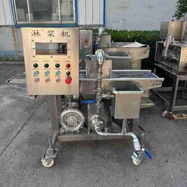 奶酪条上浆机全自动小型土豆片薯塔上浆机小型全自动鱼柳挂糊设备,淘宝优惠券,粉丝福利购,淘宝优惠卷