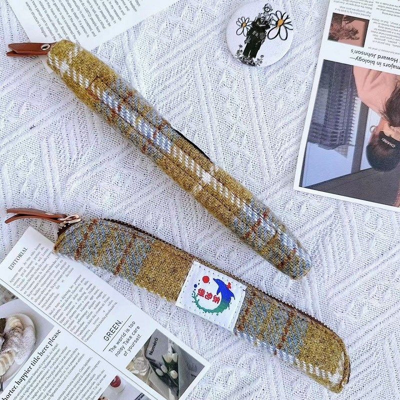 维迪纳钢笔袋新羊绒粗呢签字笔袋桌面笔盒商务用品电容笔保护,淘宝优惠券,粉丝福利购,淘宝优惠卷