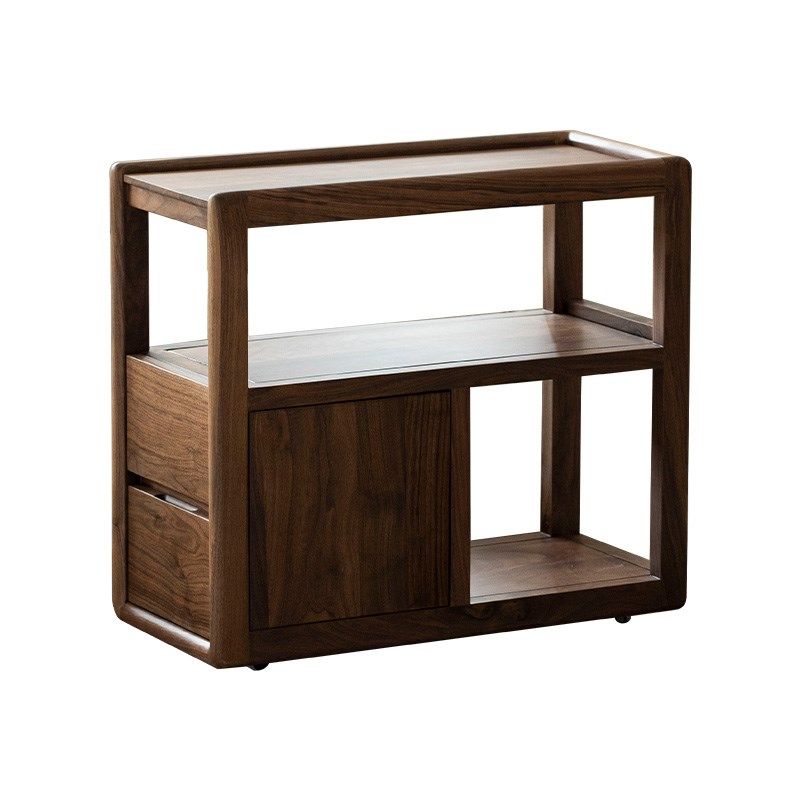 北美全实木沙发边几现代边柜侧边柜带抽屉,淘宝优惠券,粉丝福利购,淘宝优惠卷