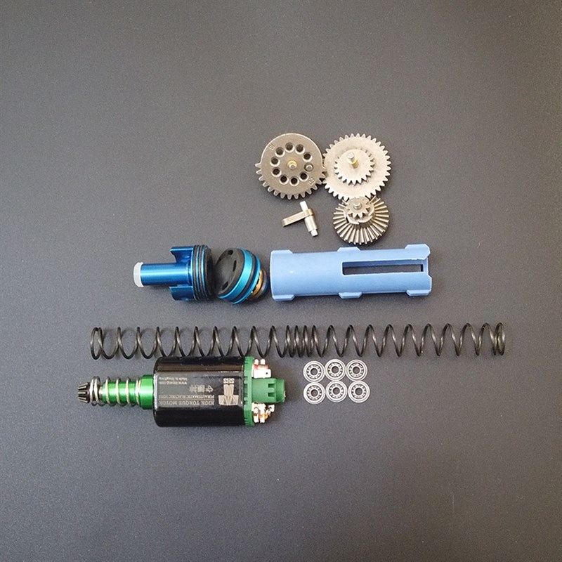 金属齿轮2号总成波箱锦明J8Ju9J12J13忽必烈HK416改装暴改强力配 - 图2