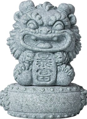 可爱小龙仔开运暴富茶宠摆件客厅装饰创意石鼓瑞兽吉祥物鱼缸造景