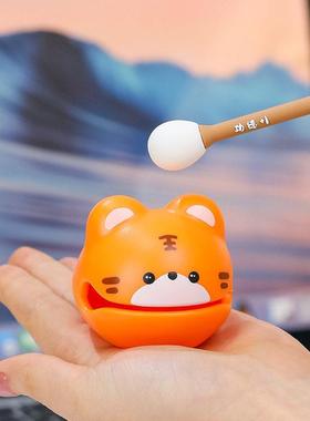 解压小木鱼桌面摆件办公桌工位装饰敲打情绪稳定治愈生日礼物男女