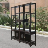 Стеллаж из лаосского палисандра, сиамского палисандра, стеллаж для хранения из палисандра Кохин, мебель из красного дерева, врезная и шипованная конструкция, без порошкового ремонта