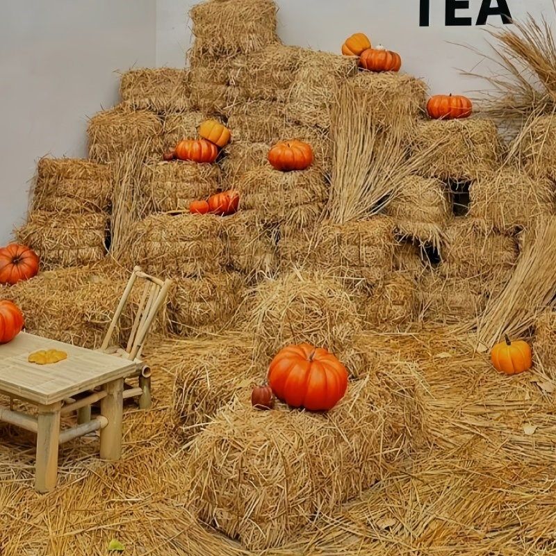秋收装饰方形草垛秋日秋季商铺橱窗农场造景布置道具稻草围炉煮茶,淘宝优惠券,粉丝福利购,淘宝优惠卷