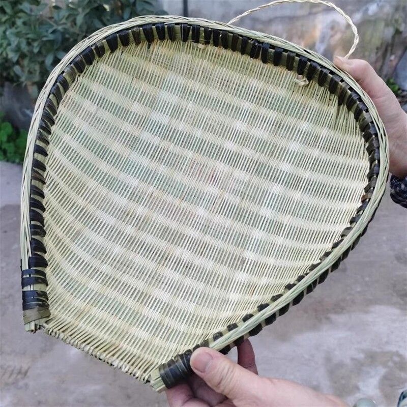 竹编筲箕簸箕洗菜家用淘米篮米饭篮商用烧箕晾晒沥水竹篮手工编制,淘宝优惠券,粉丝福利购,淘宝优惠卷